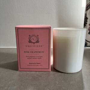 Aquiesse PINK GRAPEFRUIT Soy Wax Candle 10 oz 90 Hours NEW